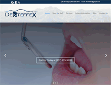 Tablet Screenshot of denteffex.com